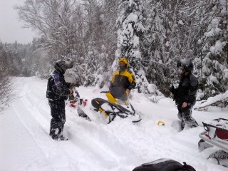 Snowmobiling Northern Ontario